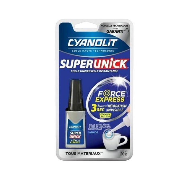 Colle extra-forte Super Unick – Express liquide 20g CYANOLIT