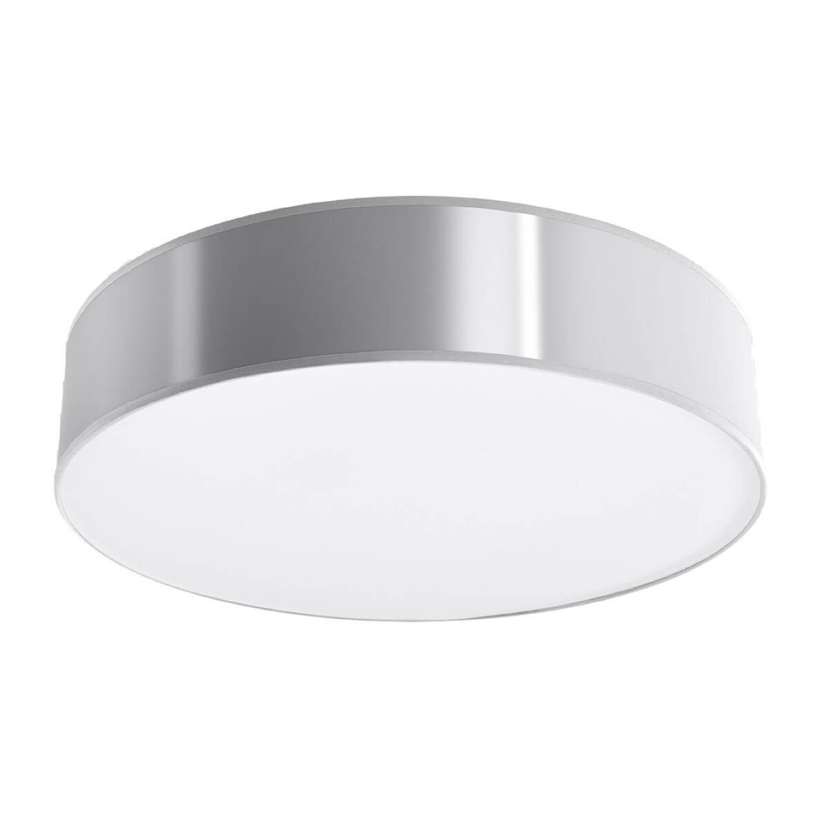 Plafon Arena okrągły szary 4xE27x15W wym: 11 x 55 cm IP20 tworzywo sztuczne Sollux Lighting