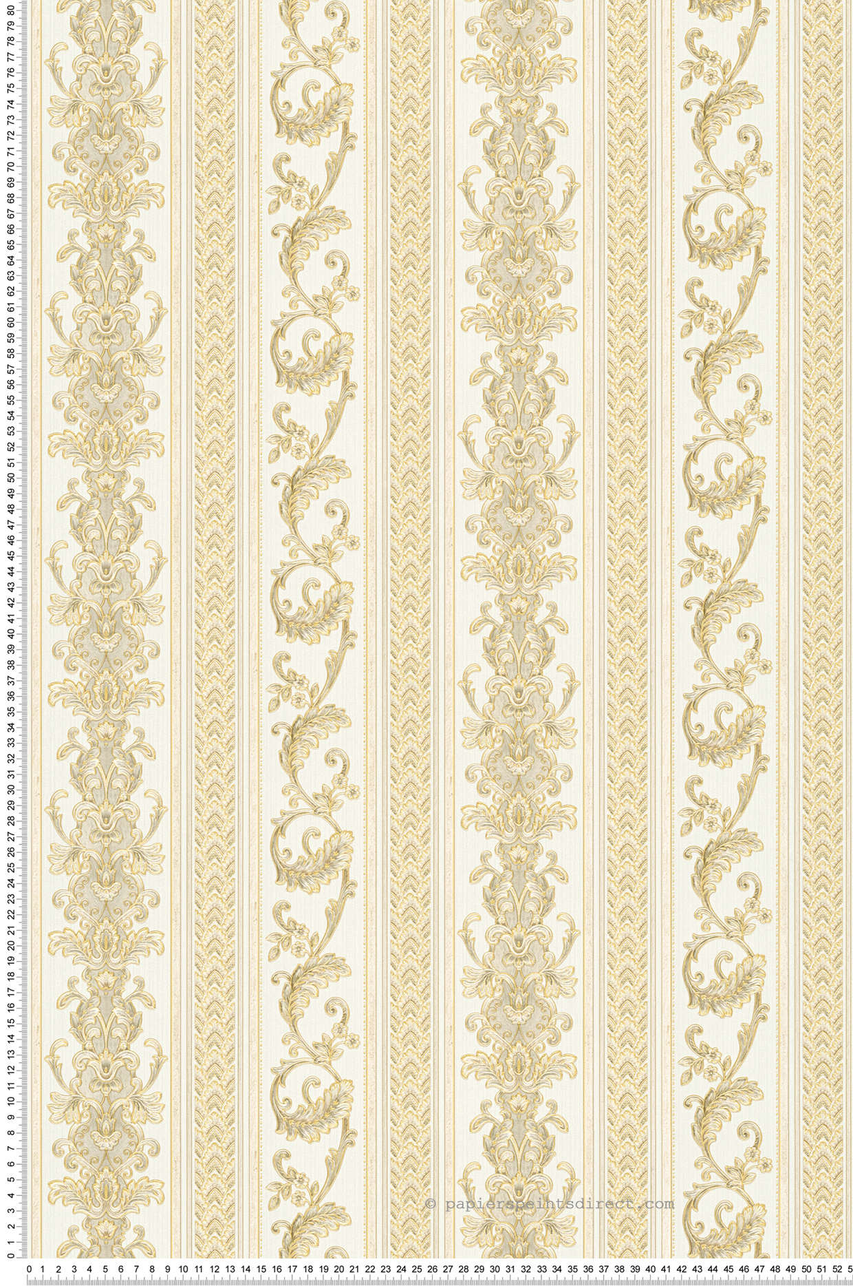 Papel pintado barroco con estampado dorado papel pintado beige y dorado con flores y columnas papel pintado decorativo