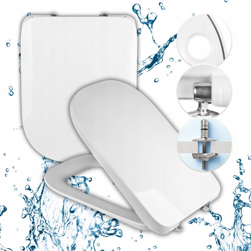 Deska sedesowa wolno opadająca do ROCA GAP SLIM antybakteryjna PREMIUM wc