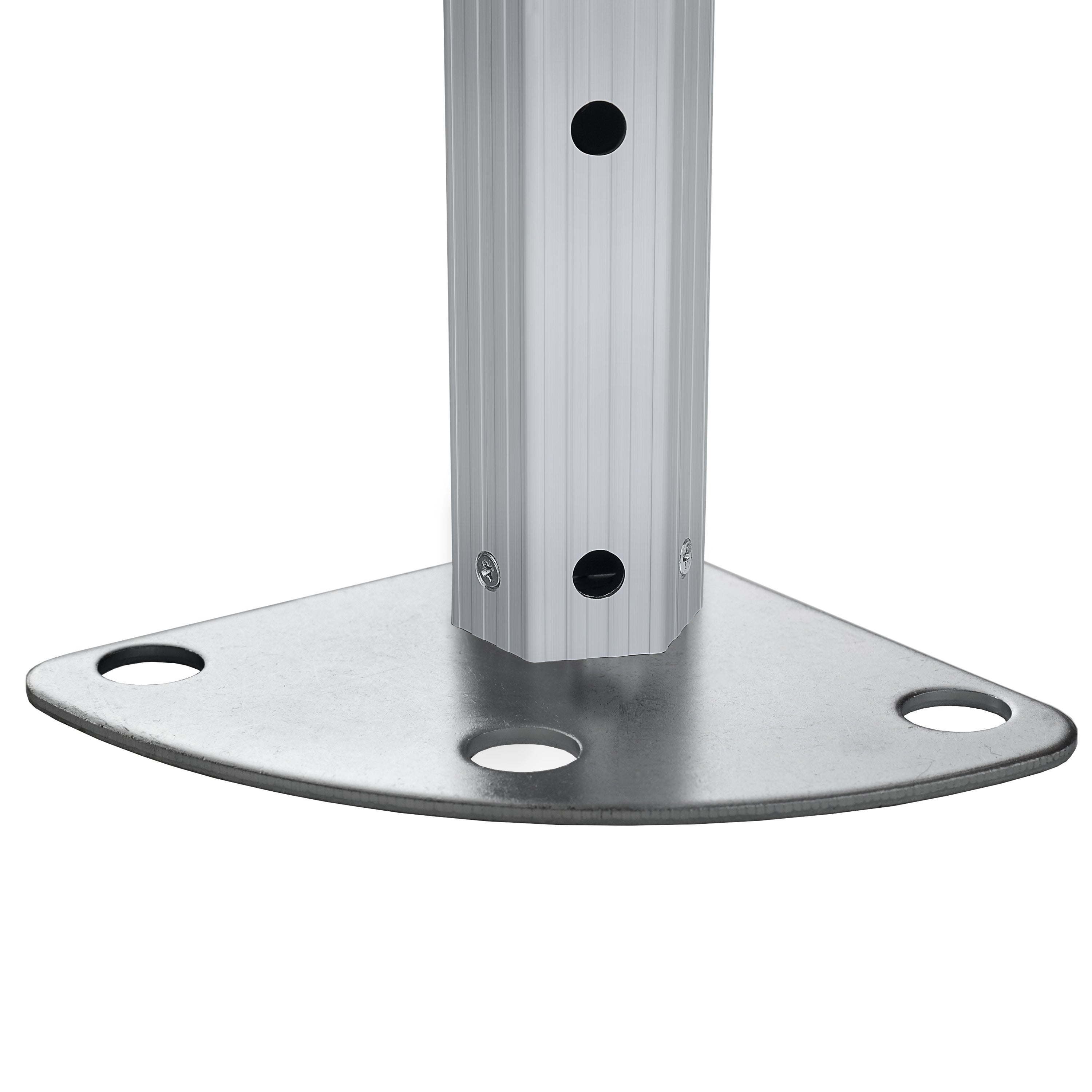 3x6 m Namiot Ekspresowy PROFESSIONAL Alu 40 mm, trudnopalny, ze ścianami bocznymi, okna panoramiczne , biały - 4