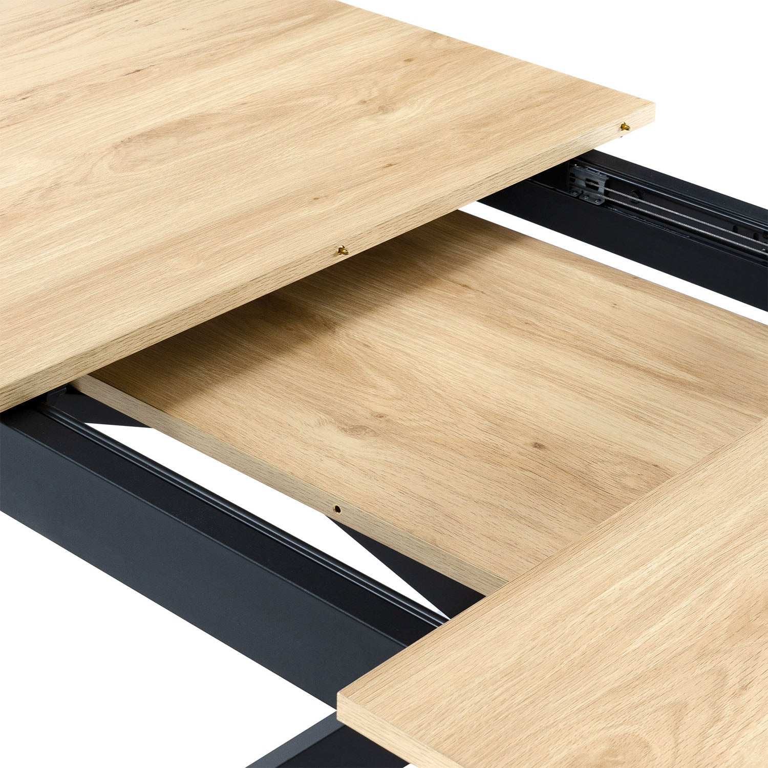 Mesa de Comedor Extensible Prato Color Roble, 140-180 cm - 7