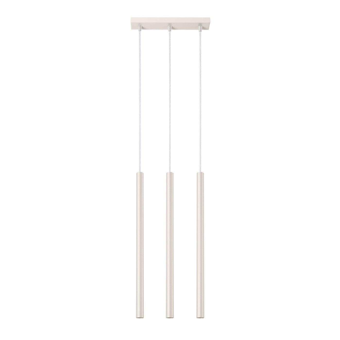 Lampa wisząca Pastelo beżowa 3xG9x8W nowoczesna wym: 94 x 30 x 5 cm metal Sollux Lighting