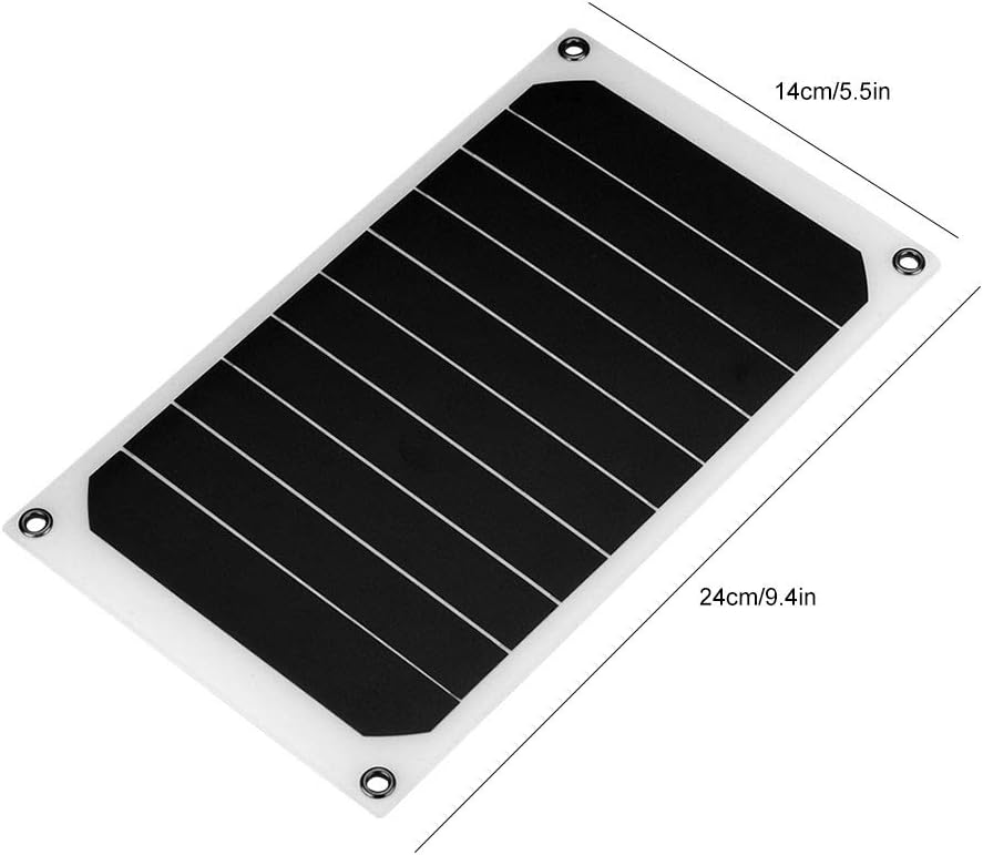 Panneau Solaire Portable 10W 5V – Chargeur USB Étanche IP64, Idéal pour Téléphone Portable et Power Bank en Extérieur - 5