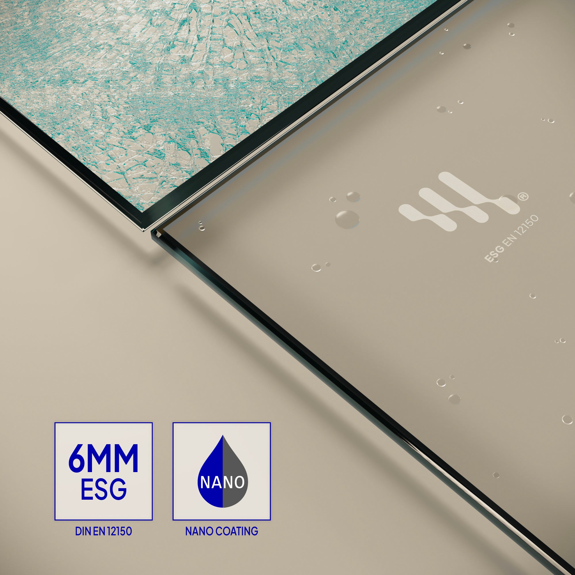 Box Doccia Alice 75x80x190cm| NON REVERSIBILE |Porta battente, regolazione 74,3-76,3x79,3-81,3cm|Profili Cromati, Vetro satinato 6mm - 8