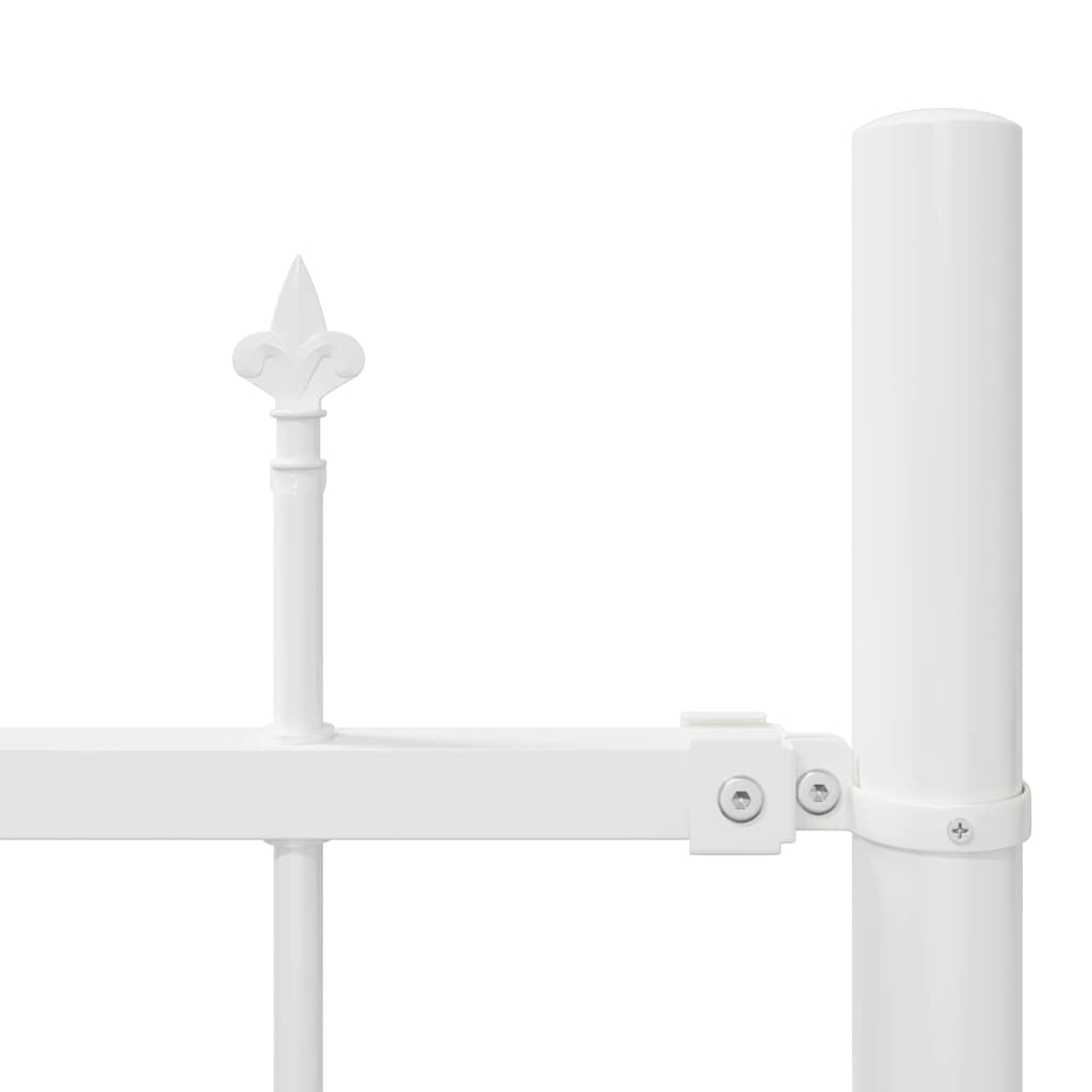 vidaXL Clôture de jardin Woerden 6 pcs Blanc - 7