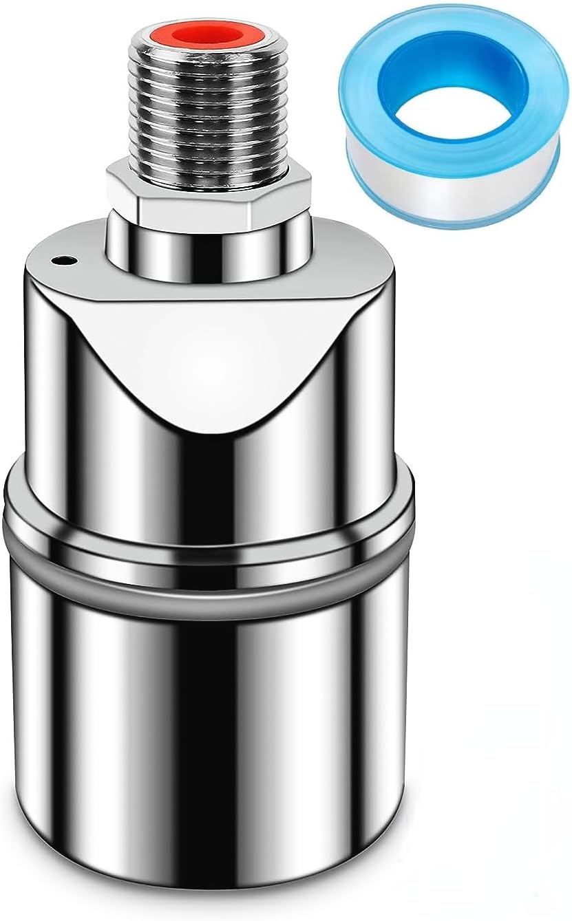 Zawór pływakowy 1/2" do zbiornika na wodę basenową - Automatyczny zawór kontroli poziomu wody - Automatyczne napełnianie