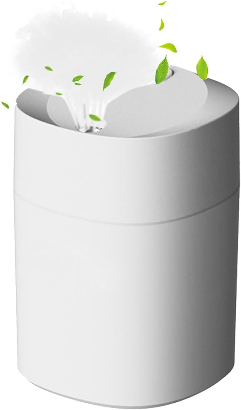 Mini nawilżacz powietrza, nawilżacz powietrza USB do pomieszczeń, nawilżacz powietrza do roślin, cichy mini nawilżacz biurkowy (biały)