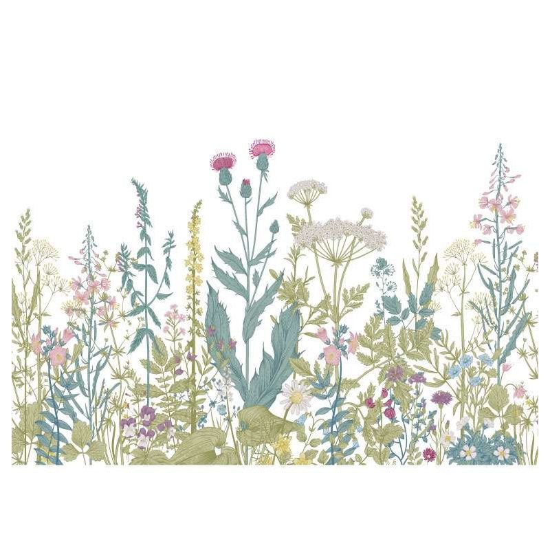 Tableau toile en kit FLEURS SAUVAGES 180 x 130 cm - Toile textile sans PVC, Made in France par Scenolia - 2