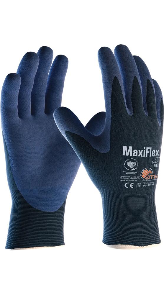 BASE SCARPE Guanti Da Lavoro ATG 82-844 MaxiFlex Endurance Taglia L - Rivestimento A Nido D'Ape