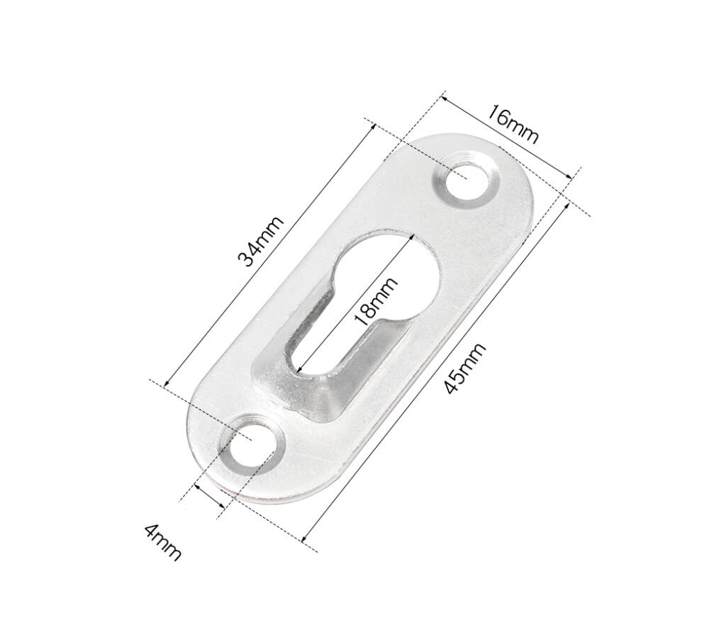 Lot de 30 Crochets à Trou de Serrure Unique pour Accrocher des Cadres Photo, Plaque de Suspension en Trou de Serrure - 4