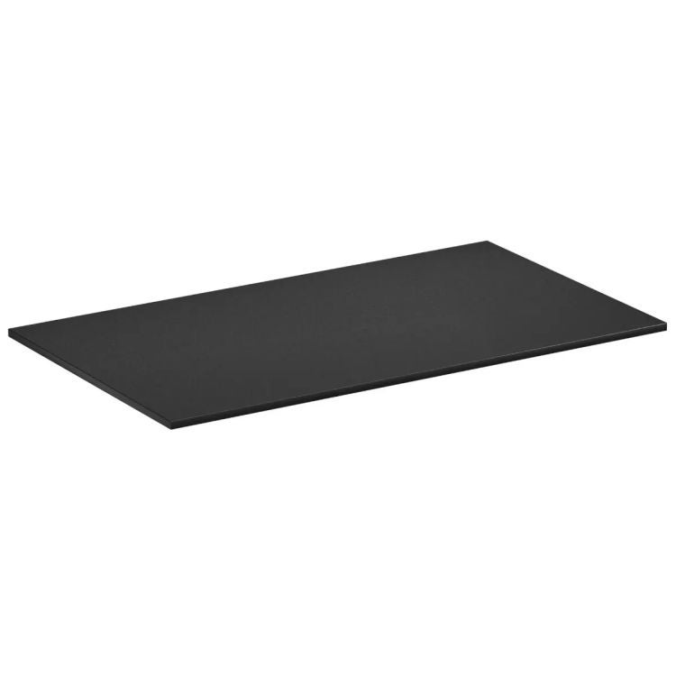 Blat łazienkowy kompaktowy 90 cm czarny struktura kamienia