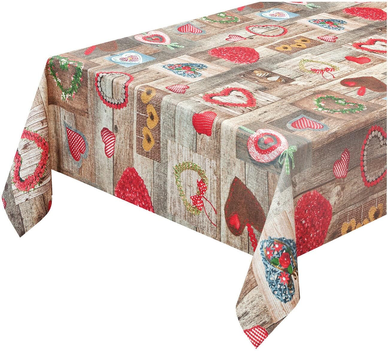 Mantel de cocina antimanchas 140x280 cm tela resinada protege y cubre la mesa moderna diseño f