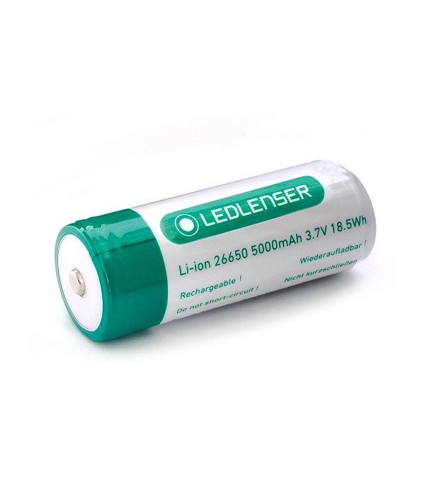 Batterie 3.7V 5Ah Li-Ion 26650 pour Lampe Torche LedLenser MT14 - 2