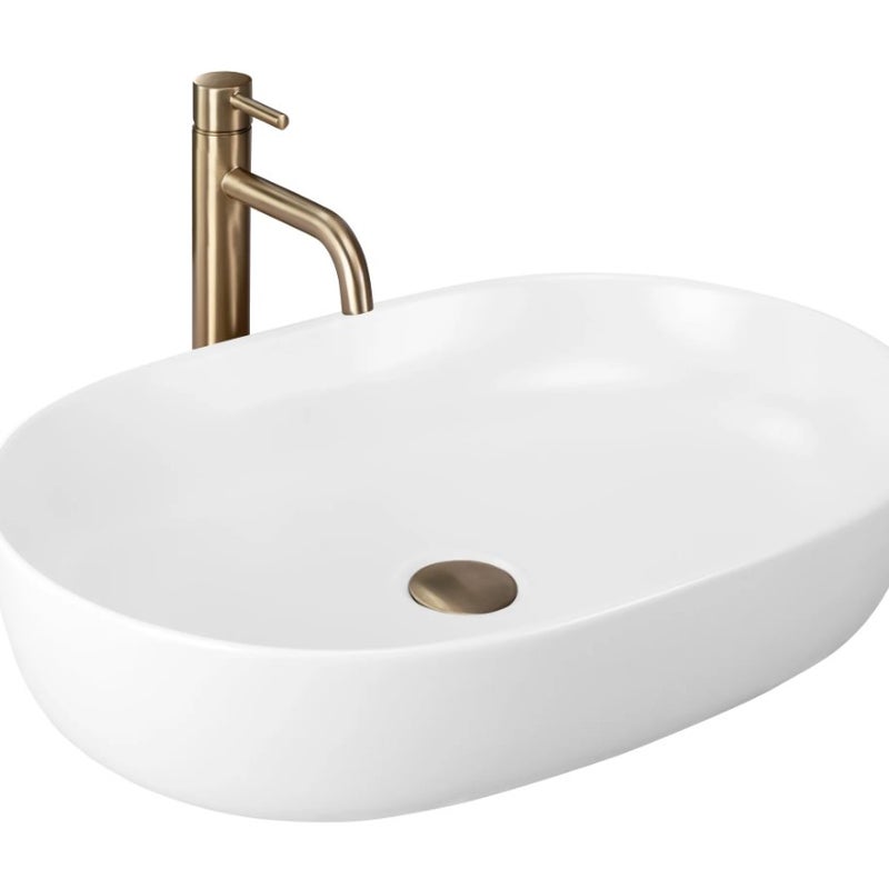 Umywalka Nablatowa Rea Cleo 61 Biały Matowy 60,5 X 41