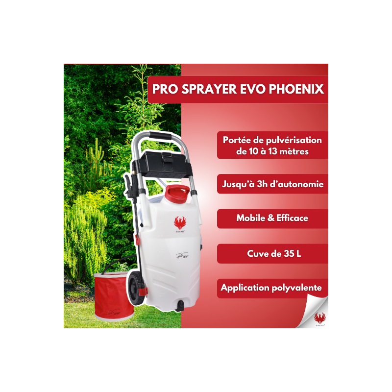 Pulvérisateur Électrique Pro Sprayer EVO PHOENIX 35L - 1 Batterie - 2