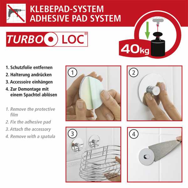 Porte-savon Turbo-Loc, WENKO - 5