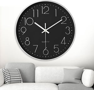 Horloge Murale Moderne Silencieuse, Horloge Murale Design Moderne Doré XXL 54CM, Horloge Murale Geante sans Tic Tac, Pendules Murales Salon Métal