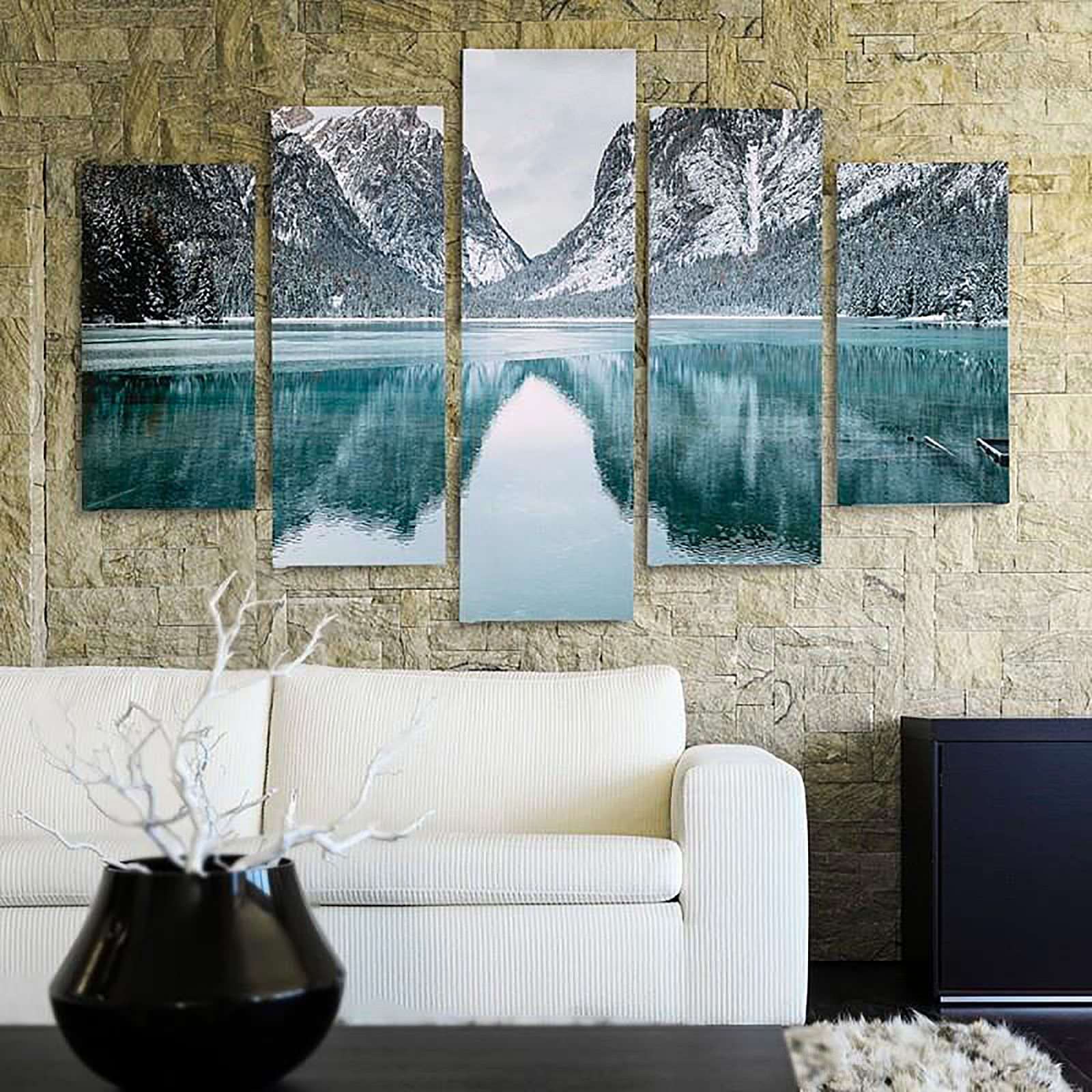 Tableau paysage de montagne - 250 x 120 cm - 4