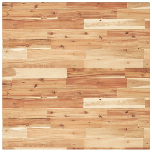 Plateau de table carré en bois d'acacia massif 90x90x2 cm- COMFORTXL