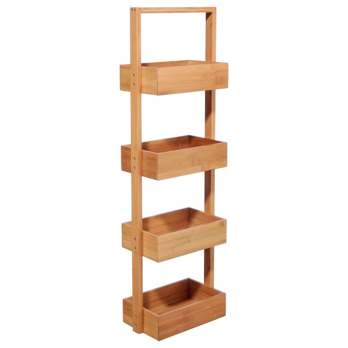 Półka łazienkowa 5five Bamboo 4 poziomy Odporna na wilgoć