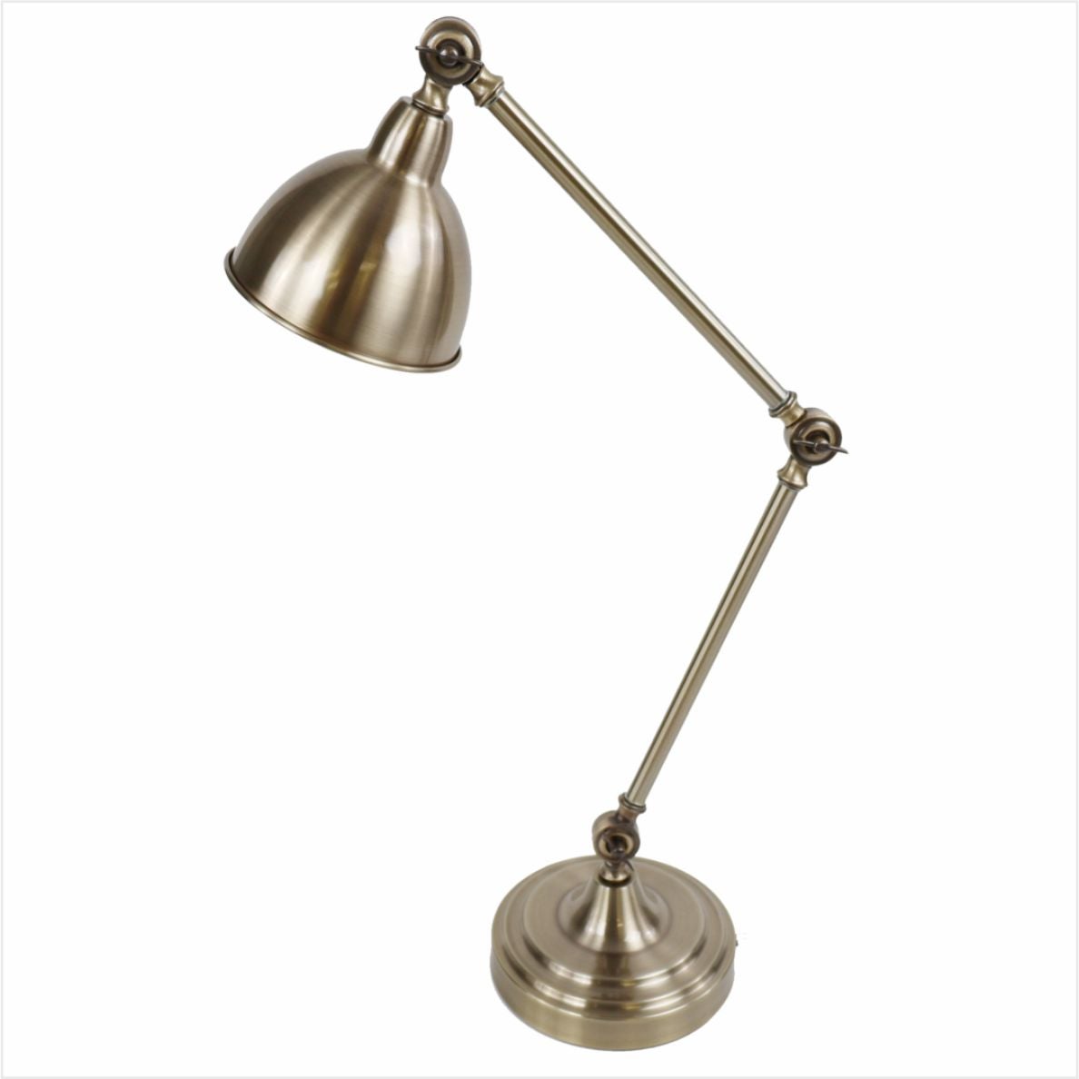 Lampe de bureau d'étude et de lecture, pour bureau, bureau, Rétro, Traditionnel, Classique, métal, Bronze Vieilli E-27 - 6