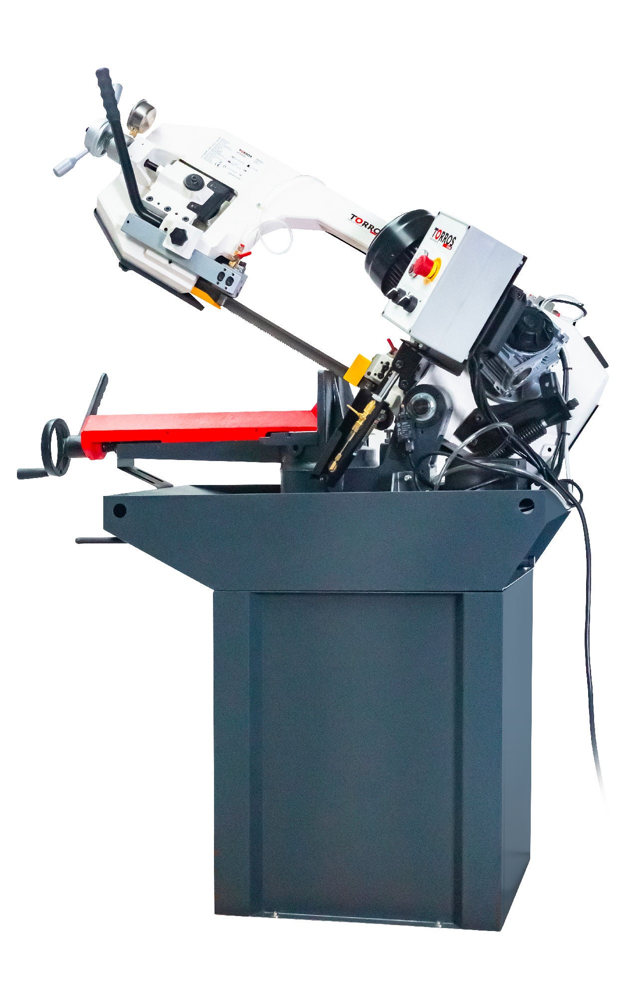 Scie à ruban pour métaux 0-60 capacité de coupe ronde 225 mm 1,5 kW 400V 2 vitesses 35/70 m/min hauteur lame 27 mm Torros SC280G 400V - 6