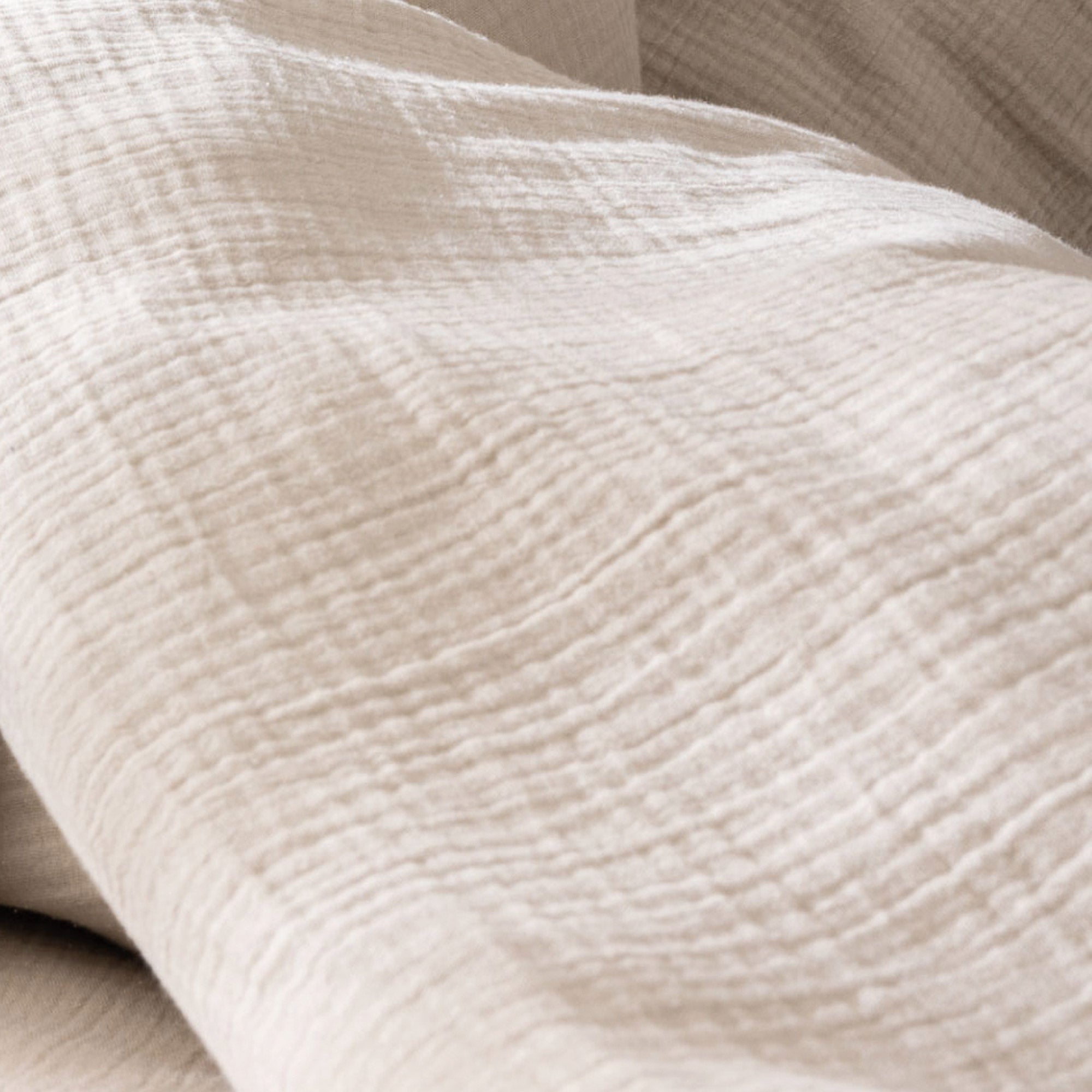 Set de 2 taies d'oreiller unies en coton, GAZE DE COTON - 6
