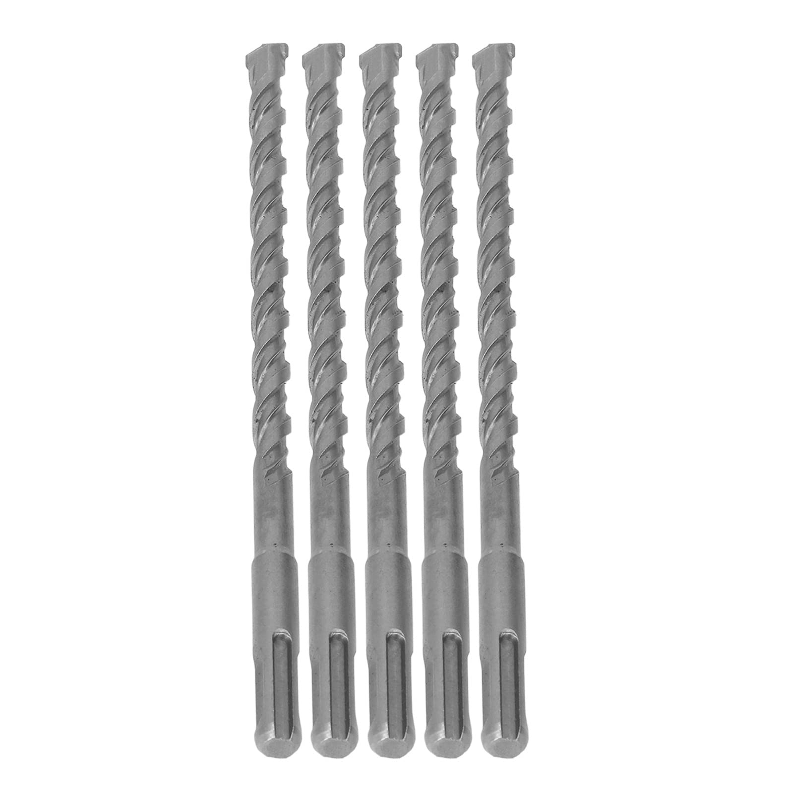 Lot De 5 Forets Maçonnerie SDS Plus 5x110 Mm - Pointe Carbure Tungstène - Pour Béton, Pierre, Brique