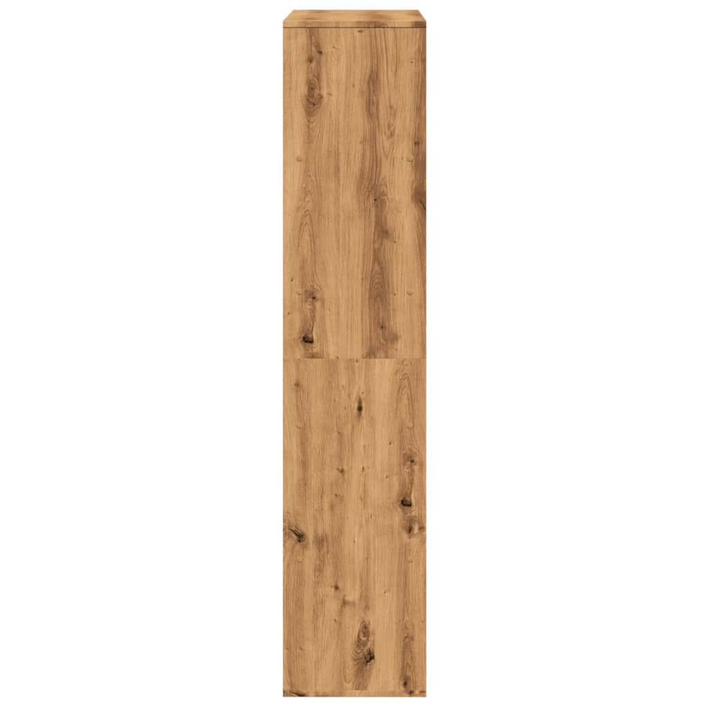 Bibliothèque pour Séjour en Bois Marron H. 33 x l. 100 x P. 33 cm - 5