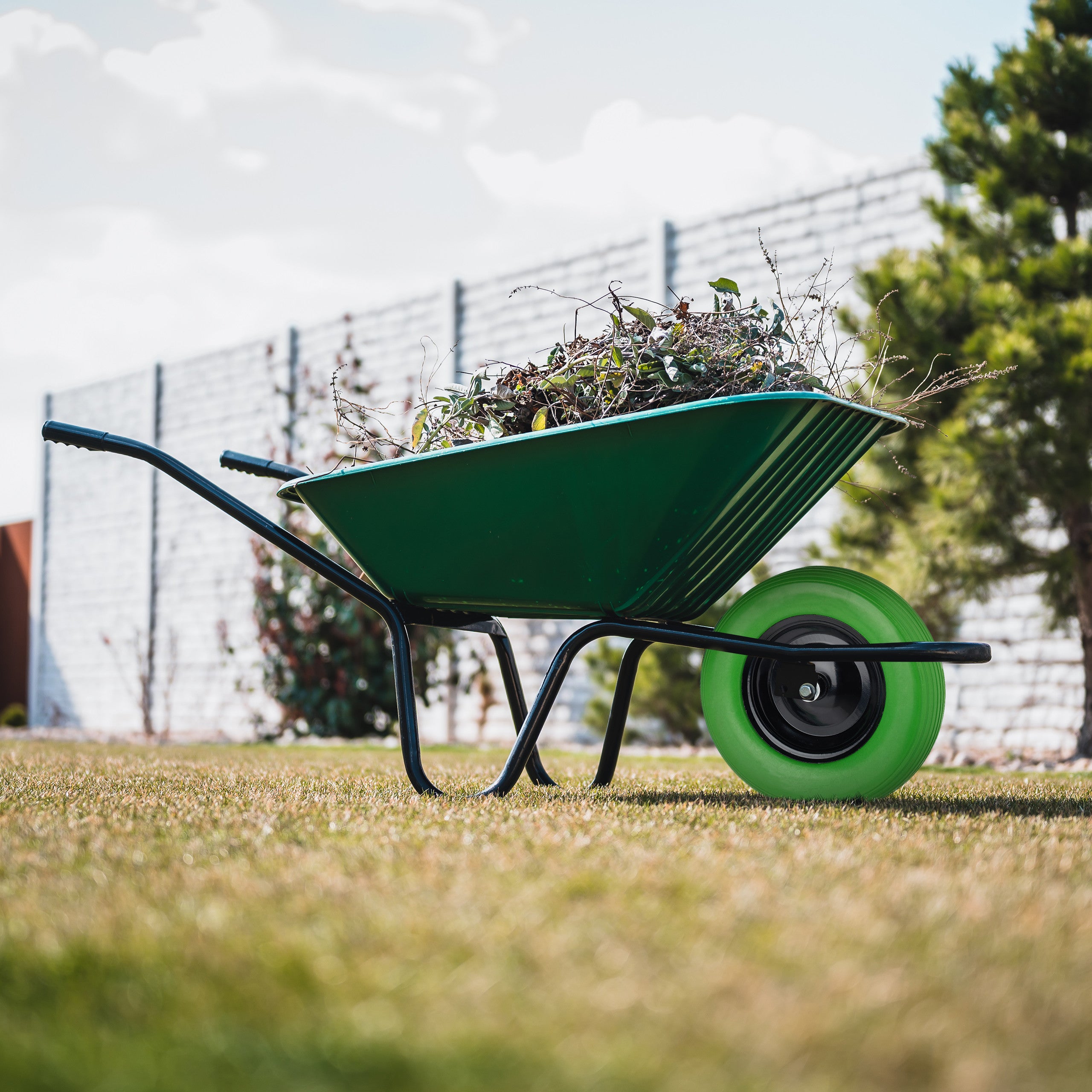 Relaxdays Ruote Per Carriola 4.80/4.00-8 Con Pneumatico Ad Aria - 2 Pezzi, Portata 120 Kg