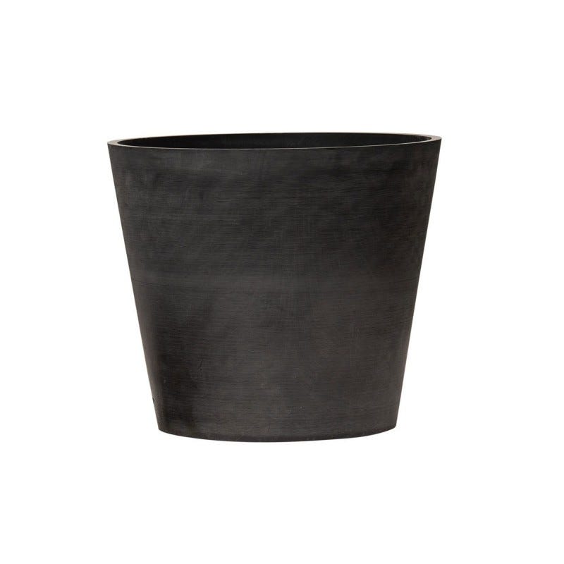 Pot De Fleurs Rond 15 Litres 30 X 26 Cm Noir Pour L'Intérieur Et L Pot De Fleurs Rond 15 Litres 30 X 26 Cm Noir Pour L'Intérieur Et L