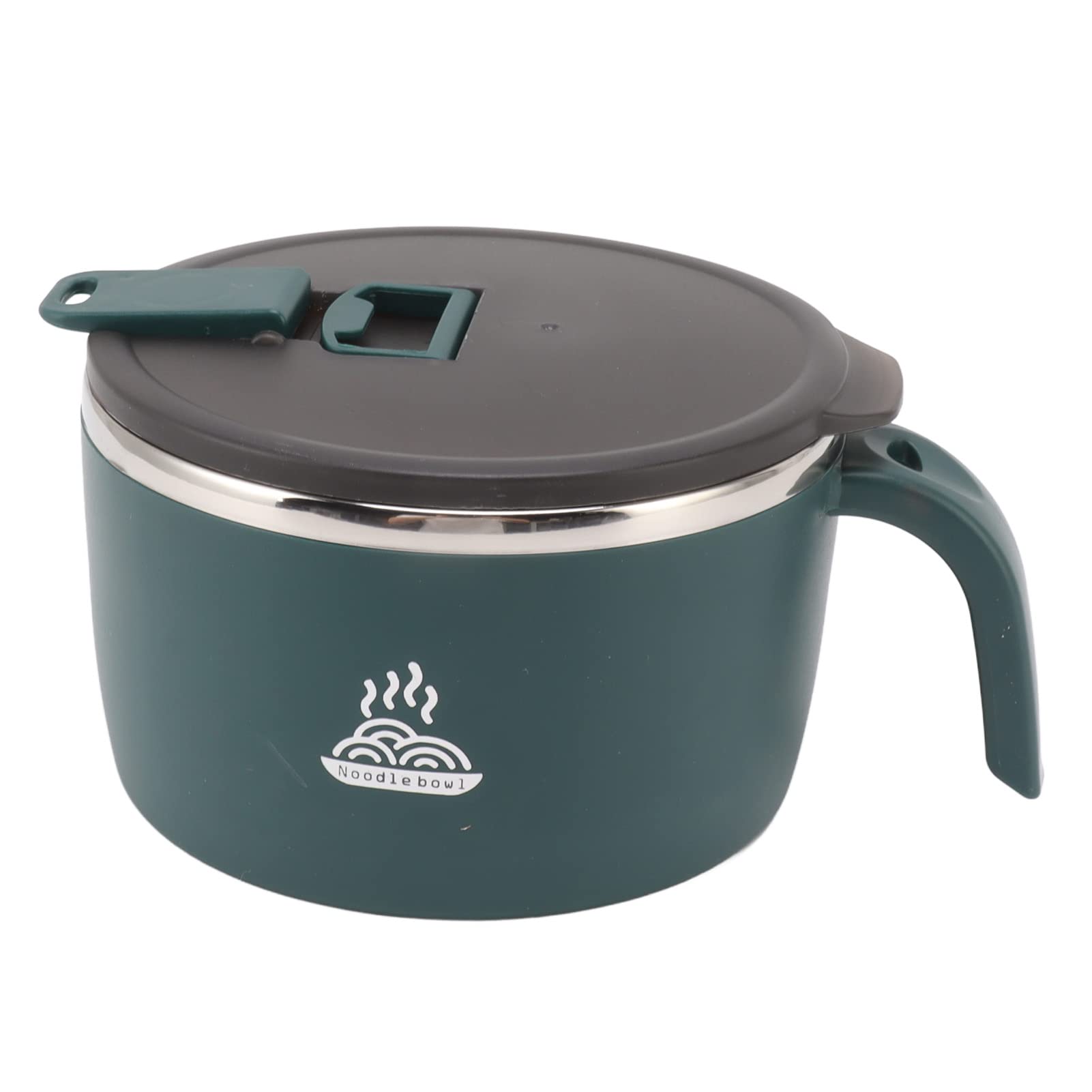 Ciotola In Acciaio Inossidabile 304 Con Coperchio: Termica Per Noodles E Verdure, 2 Porzioni, Maniglia Anti-Scotta - 4