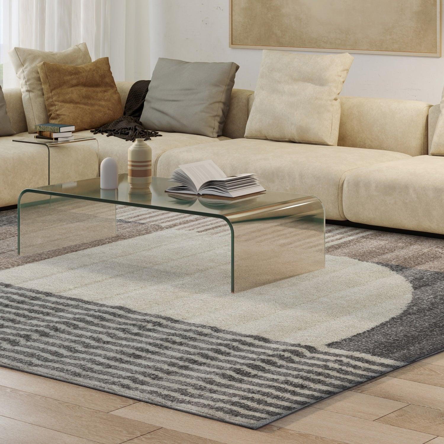 Dywan Mono 200x300 cm Geometryczny Wielokolorowy - 2