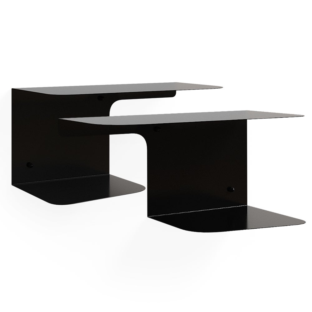 Lot De 2 Tables De Nuit Vicco Fyrk – Design Bois Antique – 43,5x66 Cm – Neuf