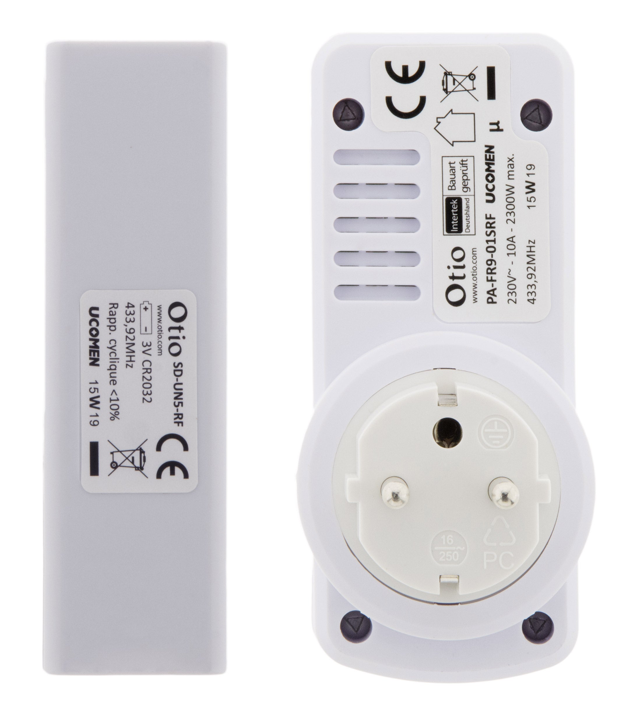 Prise télécommandée portée 25m - Blanc - Zenitech - 3