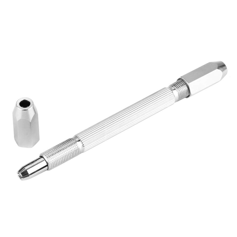 MINI MICRO PERCEUSE MANUELLE À DOUBLE EXTRÉMITÉ POUR ÉTAU DE PERÇAGE À MAIN POUR LES AMATEURS DE TRAVAIL DU BOIS - 2