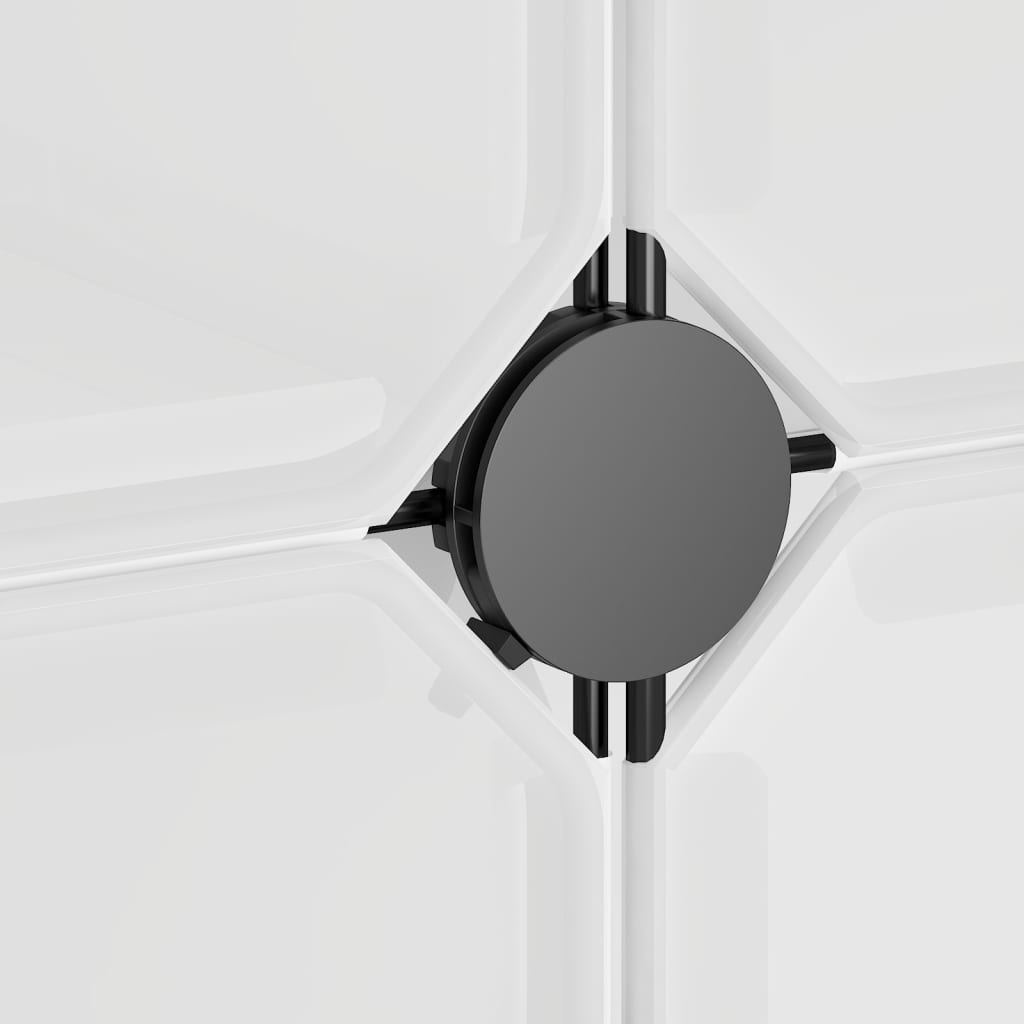 Maison Exclusive - Contenitore a Cubo con 9 Cubi e Ante Trasparente PP - 7