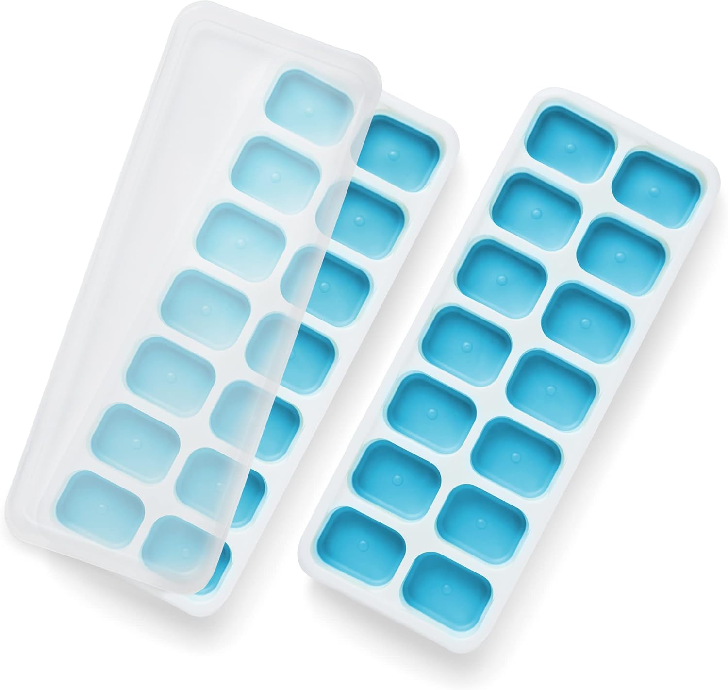 Bacs à Glaçons Silicone Forme Aileron De Requin – Lot De 2 – Moules Anti-adhésifs Pour Glace, Chocolat, Cocktails