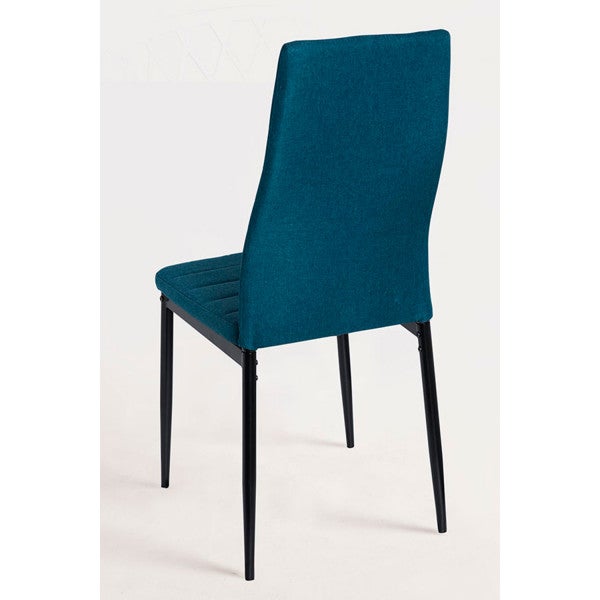 Pack 4 Sillas Lauter Tela - Verde azulado - 7