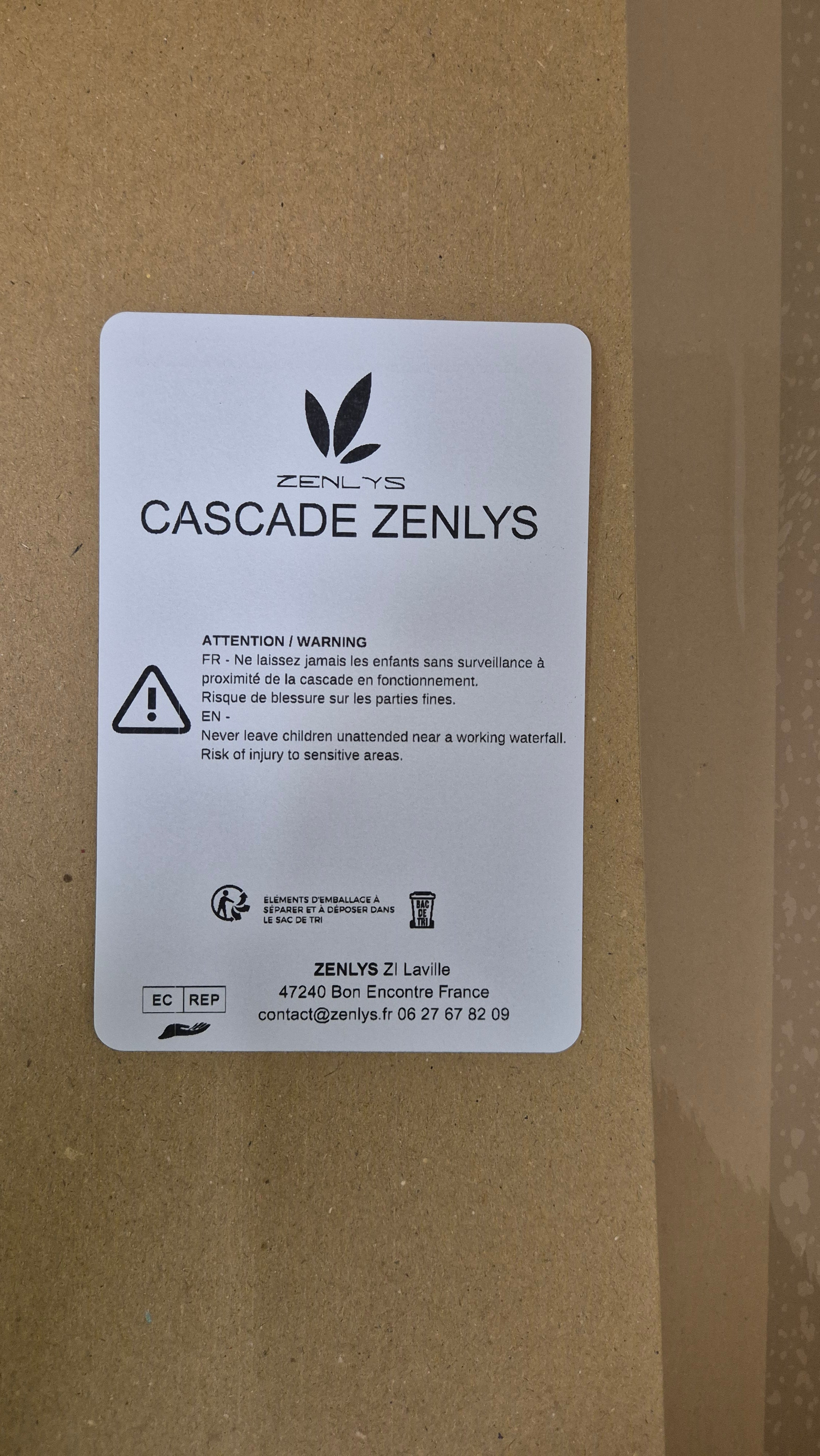 Lame d'eau pour piscine Cascade chute d'eau en acrylique 90cm Piscine et fontaine bassins Compatible traitement au sel chlore - 7