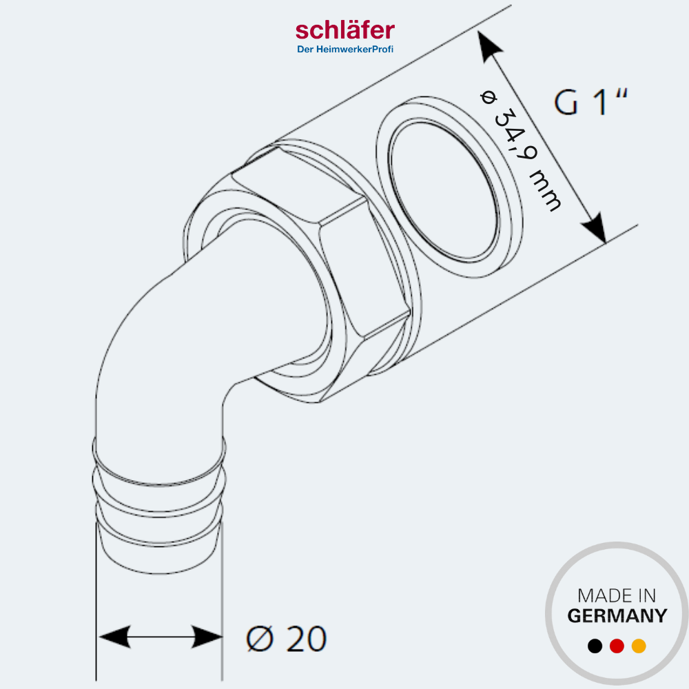 Schläfer 655810 | Raccordo A Gomito 1" Con Filetto Interno, Curva A 90 Gradi Per Attacco Tubo Scarico Lavatrice E Lavastoviglie, Compatibile Con | Leroy Merlin - Foto 10