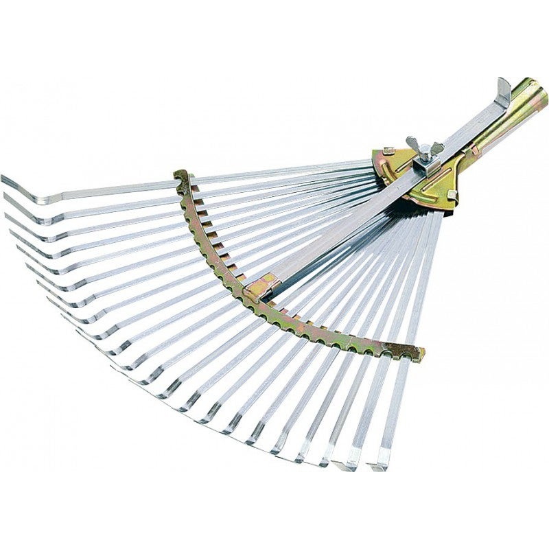 Miotła do liści FLORA Professional, szerokość robocza 320-480 mm, ocynkowana, bez uchwytu - 2779