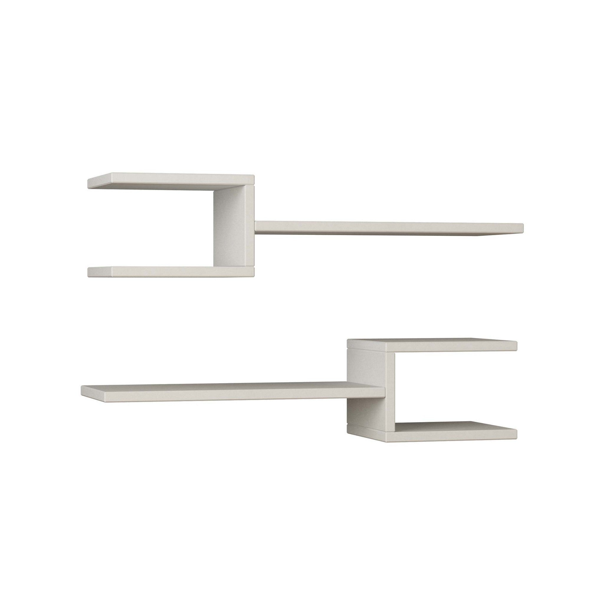 Estante de pared Fork blanco - 4