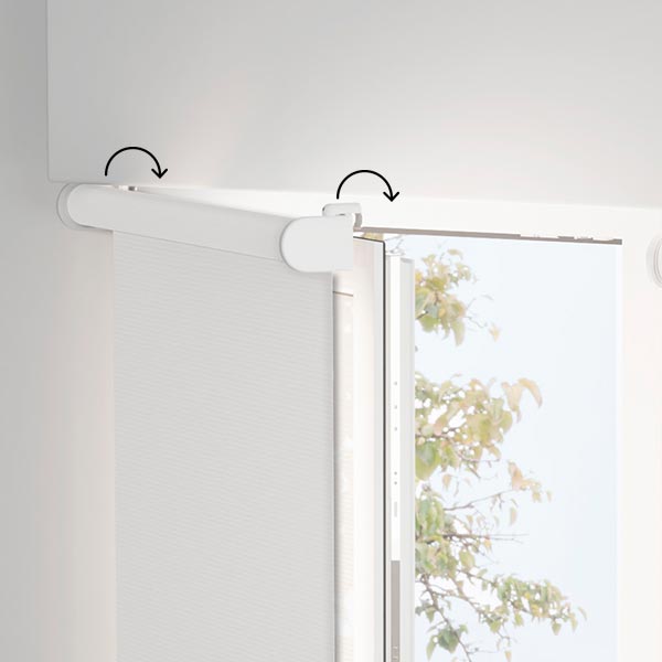 Estores enrollables Sin Taladrar Clip to Fit Opacos Colors Color Nuclear 42x130 - Cortinadecor - 2