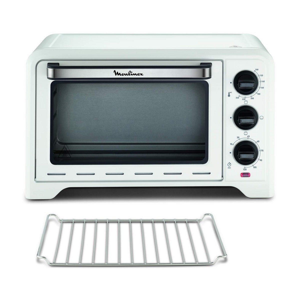 Moulinex Mini Horno Eléctrico Ox441110 1380 W 19 L Blanco , Leroy Merlin