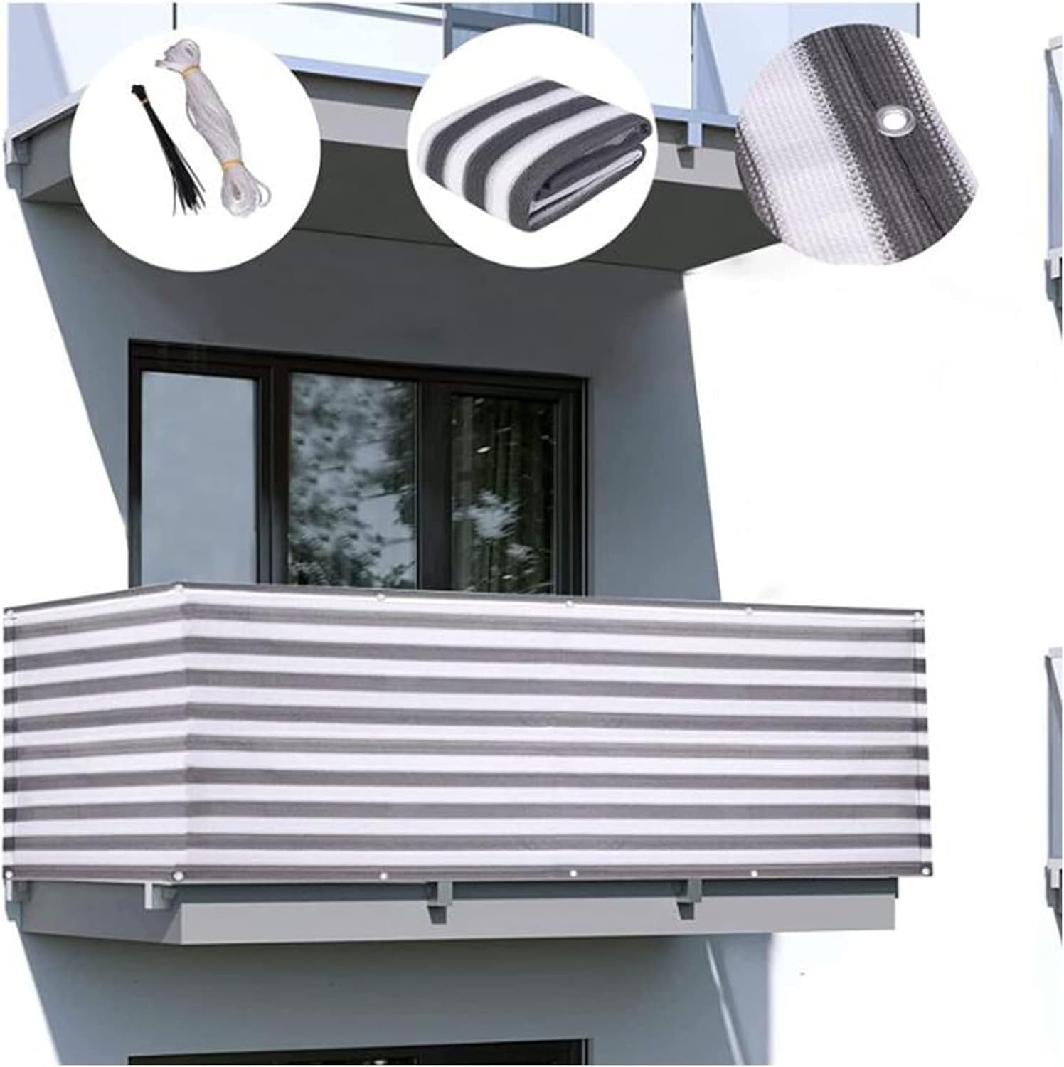 0,9x5 mètres, écran de confidentialité pour balcon, clôture décorative ...