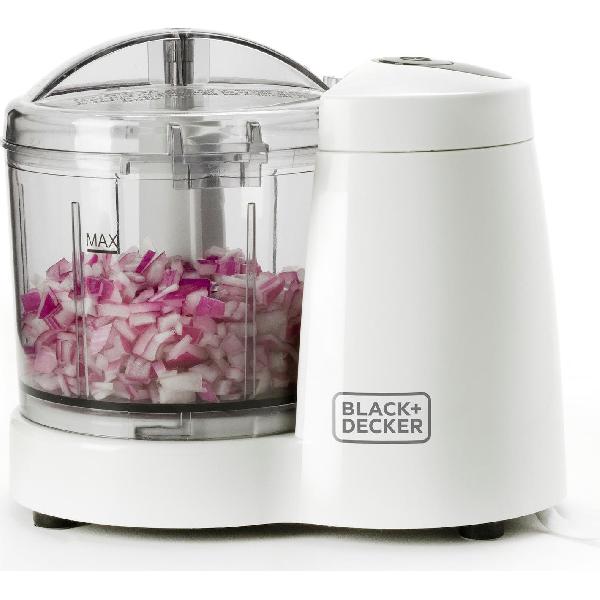 Leroy Merlin Black & Decker Bxch120e Picadora Eléctrica De Alimentos 0,35 L 120 W Transparente, Blanco