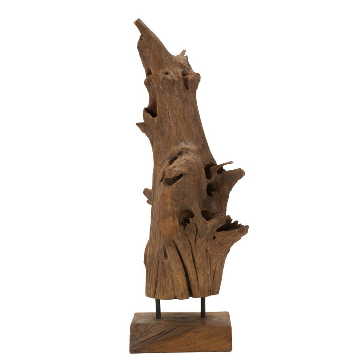 Rzeźba Korzeń 2, Drewno, Brązowy, Seven Design