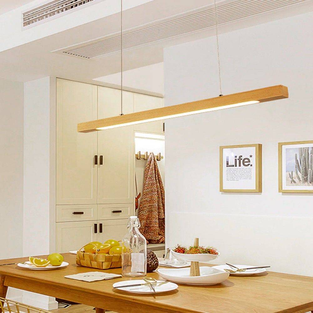 Suspension en bois 